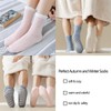 Jormatt 5 Pairs Womens Fuzzy Socks Winter Slipper Socks Non-Slip
