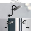 NearMoon S Shaped Shower Head Riser Pipe, Shower Extender Arm