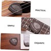 Exquisite 3 Pcs Leather Guitar & Ukulele Plectrums - Multipurpose