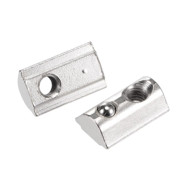 sourcing map M6 T Slot Nuts Roll in Spring T-nut