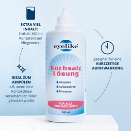 Eyelike Saline Solution 360 ml