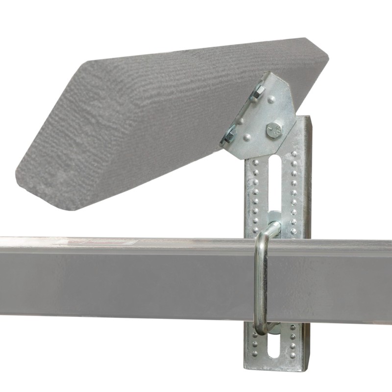 Extreme Max 3006.7032 10" Galvanized Swivel-Top Bunk Bracket with Hardware