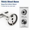 NearMoon Hand Towel Holder/Towel Ring, Thicken Stainless Steel Hand Towel