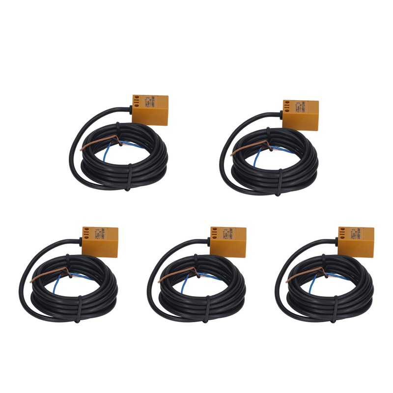 5Pcs Proximity Switch NPN Normally Closed IP65 28Hz Working Frequency
