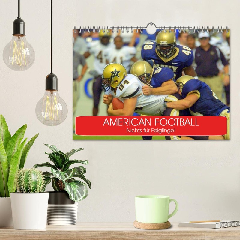 American Football. Nichts für Feiglinge! (Wandkalender 2026 DIN A4 quer),