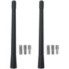 Uppgrade 2 Pack 7 inch Antenna Mast for Harley Davidson