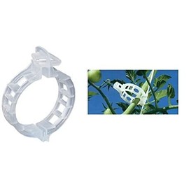 Bay Hydro 100pc Clear Twine Plant Branch Clips Mega Size 25mm