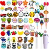 60PCS Different Pencil Toppers Cute PVC Pencil Toppes Bulk Lovely