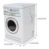 Laundry Powder Metal Box Large Capacity Metal Laundry Detergent Canister