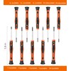 DIFFLIFE Screwdrivers Set with Case, 120-piece Includes Slotted, Phillips, Hex,