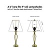 SLIP UNO Adapter Converts your 9" high Lampshade to fit