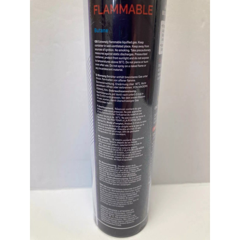 Peaks Butane Fuel Refill for Torch Lighter 150ml, 3 Pack