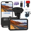 Dash Cam Front and Rear, Dashcam WiFi/APP Control Car Camera