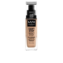 NYX PROFESSIONAL MAKEUP Can't Stop Won't Stop Foundation, 24h Full Coverage Matte Finish - Medium Olive