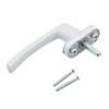 Hsthe Sea 2 x Aluminium Window Handle with Locking Pin