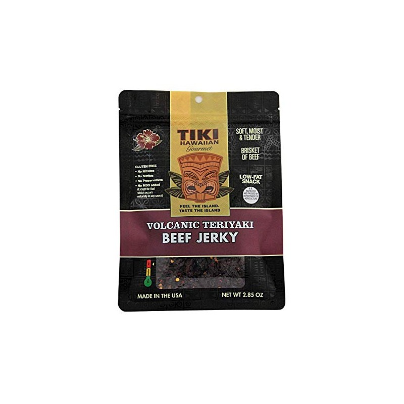 Tiki Hawaiian Gourmet Jerky | Volcanic Teriyaki (Beef)