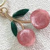 MPK Glitter Cherry Bag Charm with Key Ring and Car