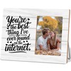 Romantic Couples Gifts Picture Frame,You're The Best Thing I've Ever