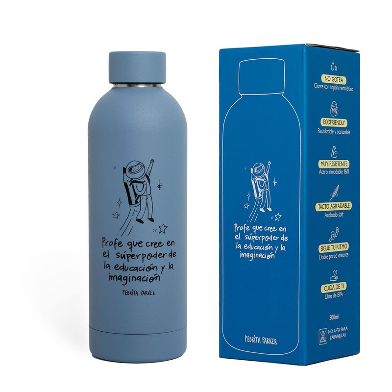 Superpowers Teacher Thermos Flask Designed By Pedrita Parker