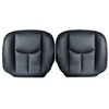 GXARTS Driver and Passenger Side Bottom Replacement Leather Seat Cover