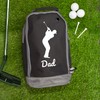 Dad's Golf Shoe Bag - Custom Sports Bags, Black
