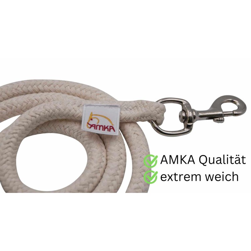 AMKA Cotton Lead Rope with Carabiner