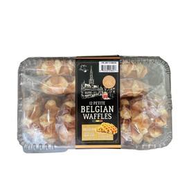 Le Chic Patissier 12 Petite Belgian Waffles Individaully Wrapped, All Natural Non GMO, Made in Gelgium,2 Ounce (Pack of 12)