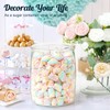 Dwbligt 2 Pack Cookie Jar, 1 Gallon Glass Jar with
