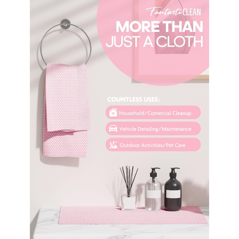 Fantasticlean Large Tear-Away Microfiber Cleaning Cloth Roll - 18'' by