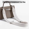Purse Strap Replacement Crossbody, 1.5 in Wide Embroidered Canvas Shoulder