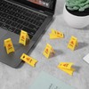 BOHUIZ BOHUIZ 12 Pcs Yellow Warning Sign, Mini Plastic Street