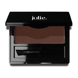 Jolie Brush on Brow Pressed Eye Brow Powder (Dark Brown)