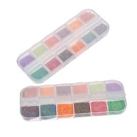 Baluue Shimmering Nail Art Powder Rainbow Sequins for Nail Decorations Eye Makeup Beauty Salon Use of Safe Stunning Glitter for Unique Looks