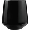 Drinique Stemless Unbreakable Tritan Wine Glasses, 12 oz (Set of 4), Black
