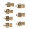 35 Pcs Set 3D Printer Nozzle Cleaning Kit MK8 Brass