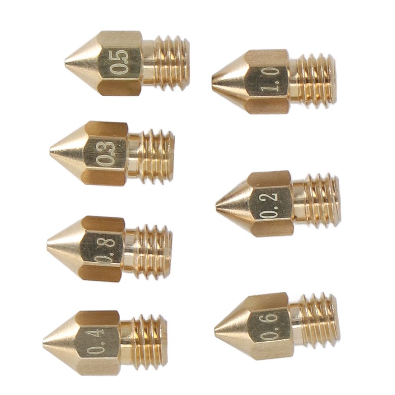 35 Pcs Set 3D Printer Nozzle Cleaning Kit MK8 Brass