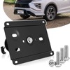 No Drill Tow Hook License Plate Mount Bracket Kit Anti-Theft