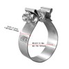 ETL INDUSTRIES 4 Inch Exhaust Clamp, Narrow Band 304 Stainless