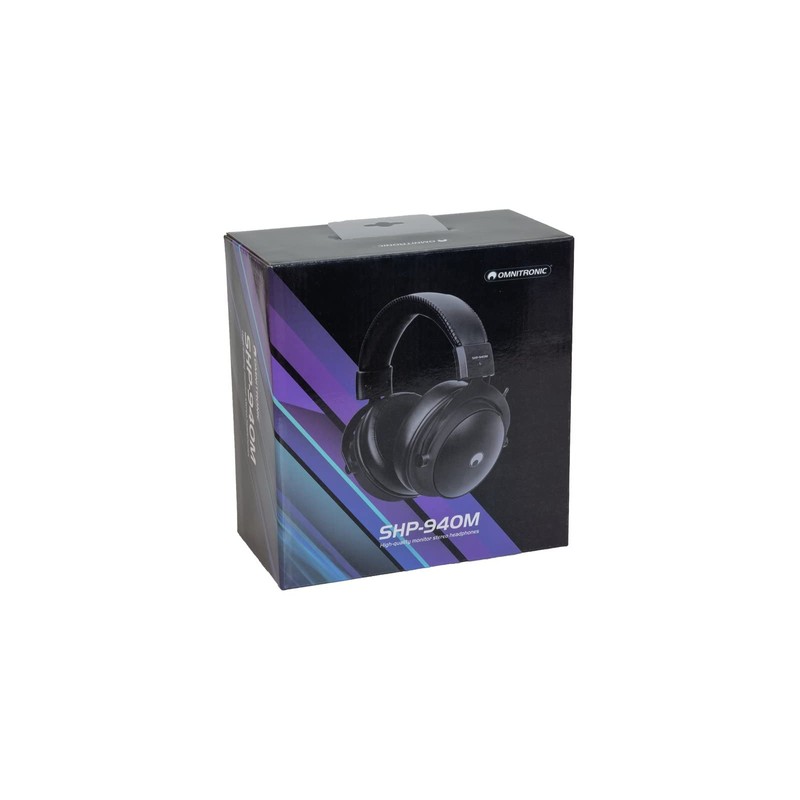 OMNITRONIC SHP-940M Monitoring Headphones | High Quality Monitor Stereo Headphones