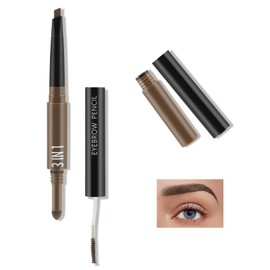 Boobeen 3 in 1 Eyebrow Pencil, Micro Definer, Long Lasting Eyebrow Coloring, Brows Pen with Brows Cream and Powder, Waterproof Eyebrow Makeup