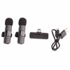 Wireless Lavalier Microphone Mini Plug and Play Live Stream Recording