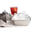 RSVP Endurance Stainless Steel Large Cube Ice Tray, Set of