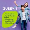 Gomitas De Hongos Gusevit - 10 Super Hongos, 60 Unidades