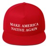 Make America Native Again Hat (Flat Bill) Red
