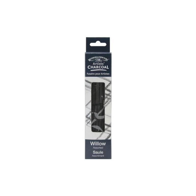 Winsor & Newton Artist Willow Charcoal Sticks 12/Pkg-Assorted