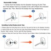 Foam Earbud Tips for Plantronics Ploy Voyager 5200 5220 5210