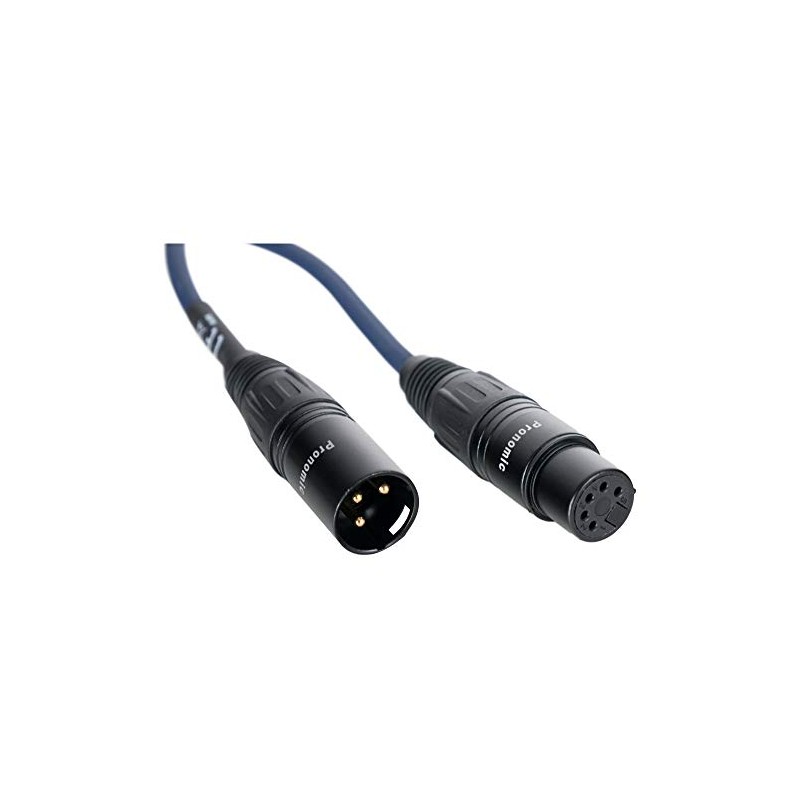 Pronomic Stage 5F3M-0.2 DMX Adapter Cable - Connector: 5-Pin Female