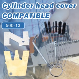 AUMEL Metering Lever Adjustment Tool with Carburetor Cleaning Brush Kit for Rep Walbro 500-13-1; for Rep Zama ZT-1