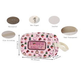 Video Farming Simulation Game Clear Makeup Bag Valley Gaming Lover Gift Farming Merch (Valley CBag EU)