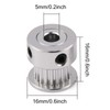 Topiky Timing Belt Pulley, 5 Pieces GT2 5 mm /